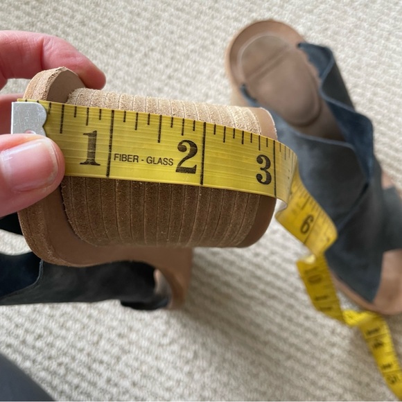 OFFICINE CREATIVE Leather Cross Strap Sandals in Grey Size 6.5 | IT 36.5 - Picture 11 of 14